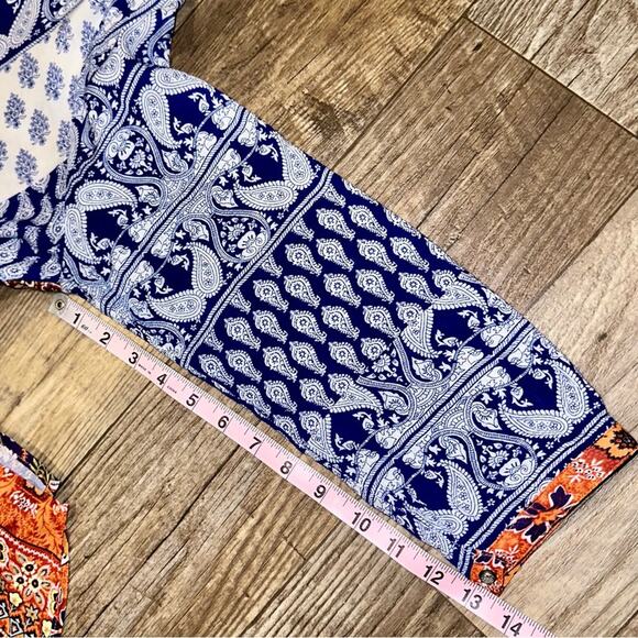 Aratta Silent Journey Paisley Moroccan Tunic Size Small - Picture 15 of 16